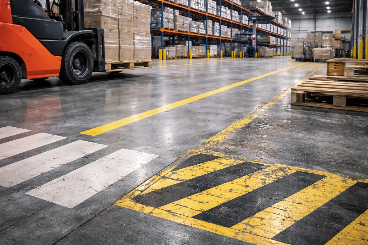 Warehouse floor: general view