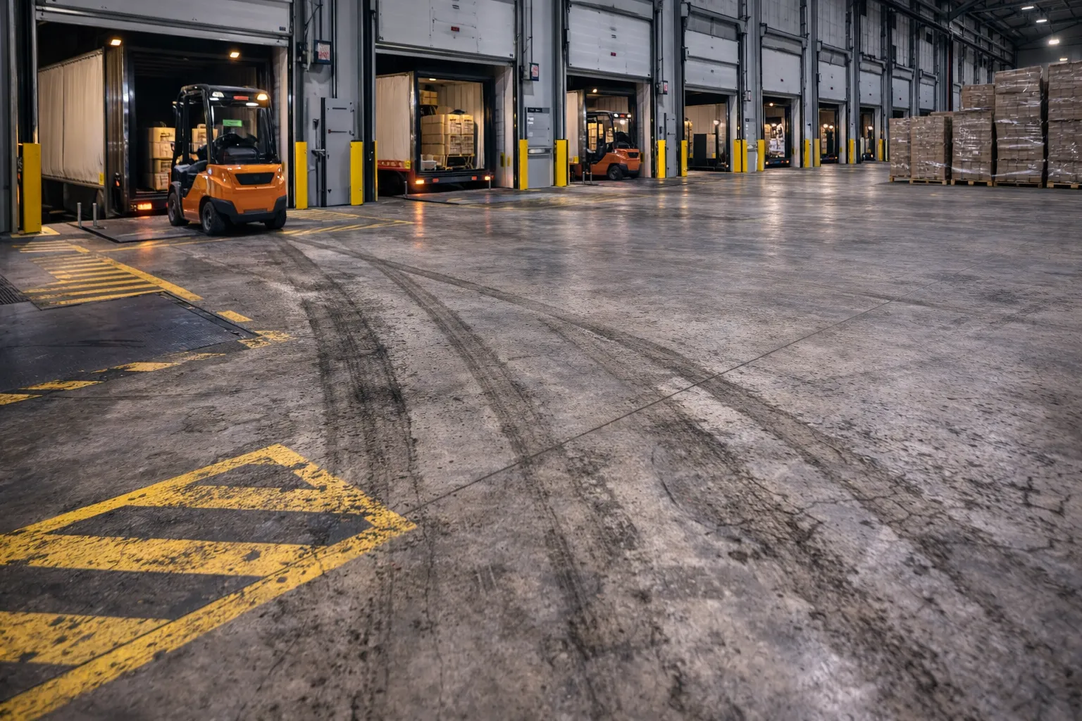 Warehouse marking and zoning